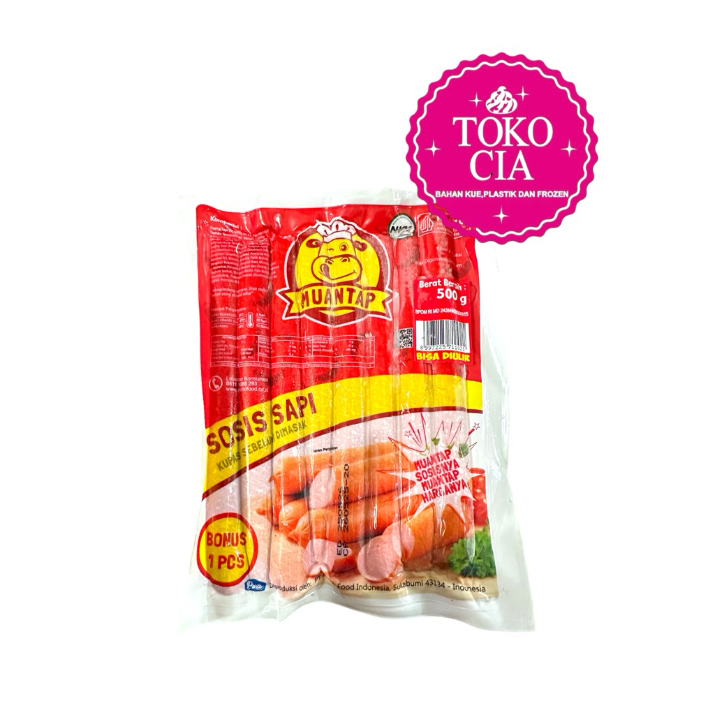 

Sosis Mantap Sapi 500gr