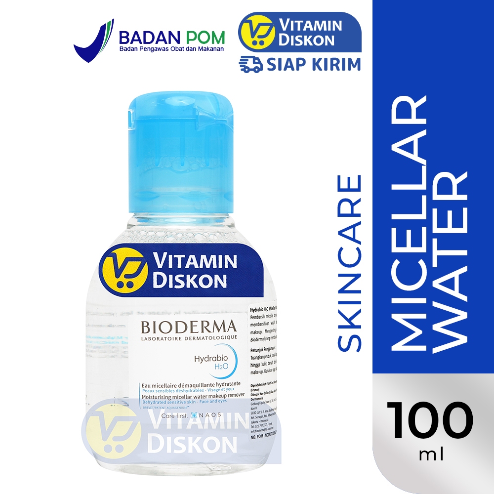 BIODERMA HYDRABIO H2O 100 ML | Micellar Water Untuk Kulit Berminyak dan Berjerawat