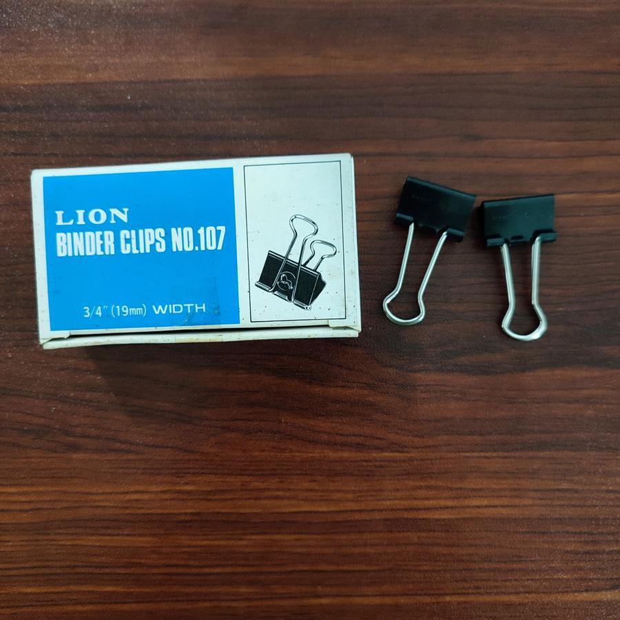 

LION BINDER CLIPS NO 107 / PENJEPIT KERTAS