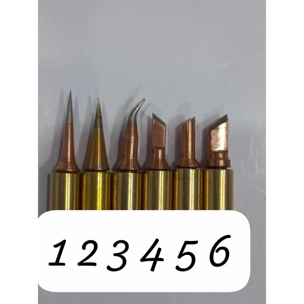 1 PAKET (6PCS) Mata Solder Ori B370 untuk Elemen solder T12