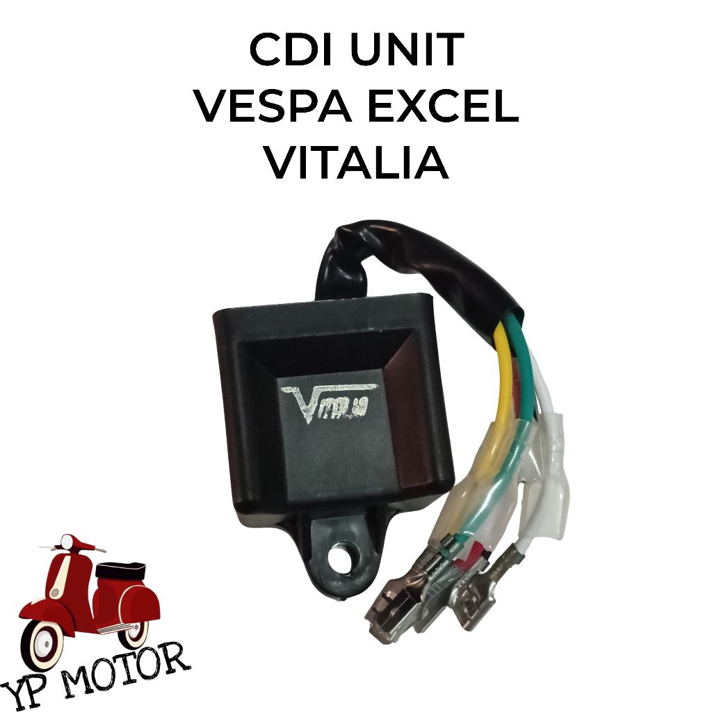 VITALIA CDI Unit Vespa PXE Excel Exclusive Sparepart Aksesoris Variasi Sukucadang Vespa