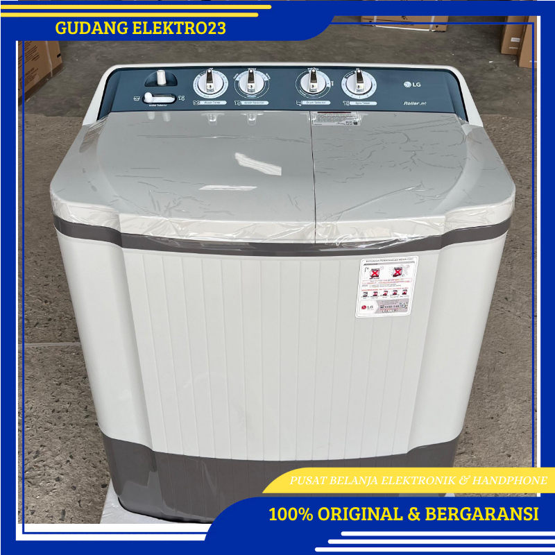 MESIN CUCI 2 TABUNG LG P8500 TWIN 8,5KG  TUBE P 8500 JET DRY GARANSI RESMI