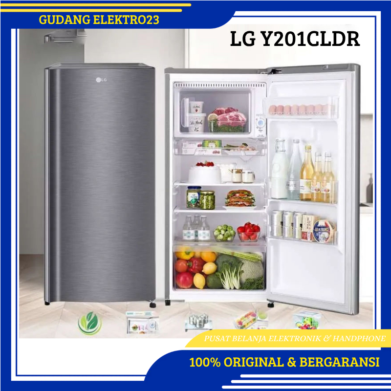 kulkas 1 pintu LG 201CLS/CK garansi resmi
