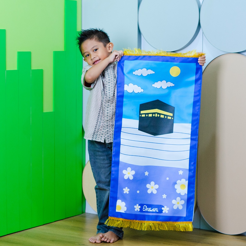 [Bisa Custom Nama] Sajadah Anak,sajadah anak karakter,sajadah nama,sajadah kecil,sajadah custom,saja