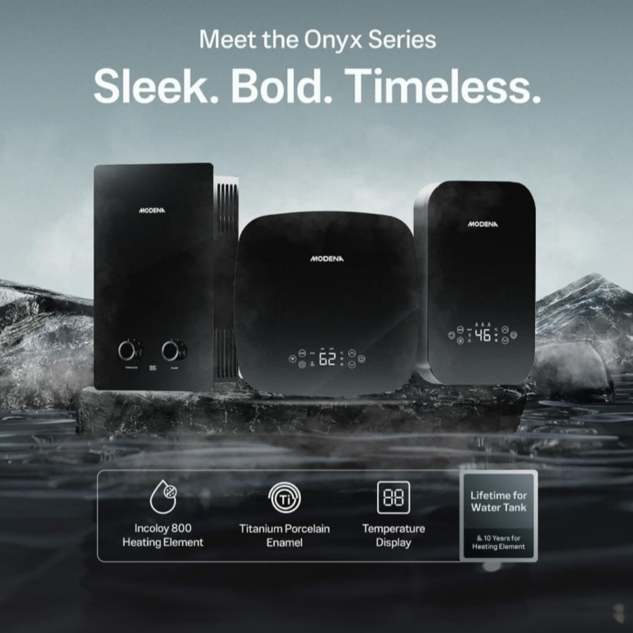 MODENA DOMO Water Heater Listrik 10 15 Liter - Electric Pemanas Air Kamar Mandi ES10A3 | DA4010