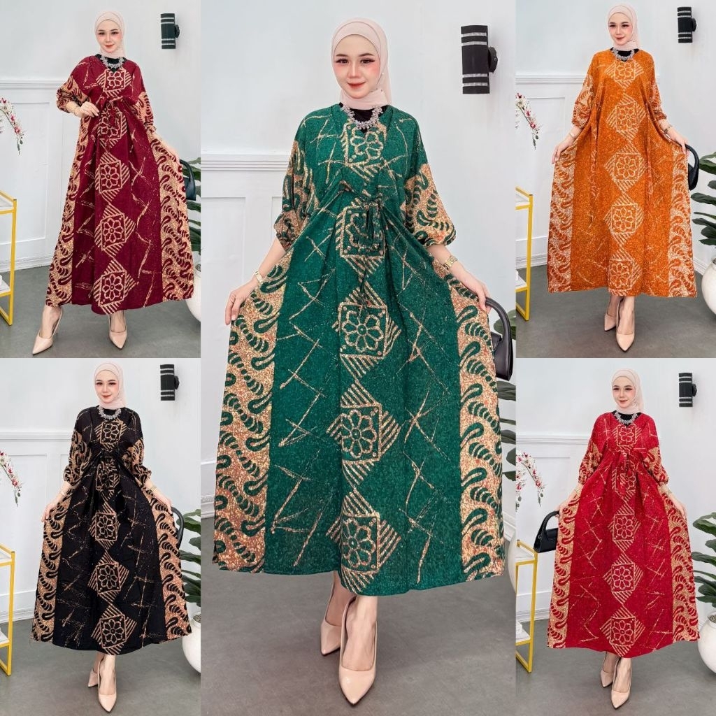 Gamis Kaftan Tali Super Jumbo LD ±150