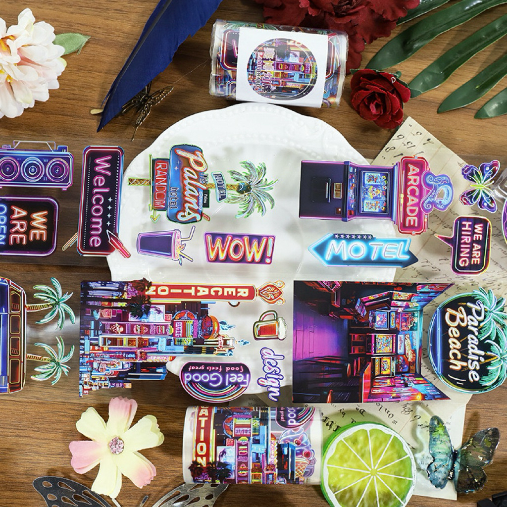 

(8EC) washi tape selotip transparan motif bunga abstract beautiful pretty girl flower splash background