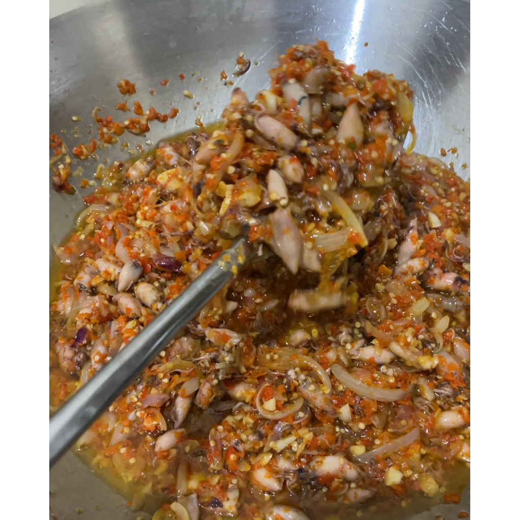 

Sambal Cumi pedas Gurih