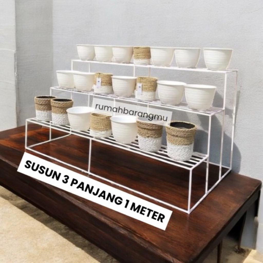 STANDING POT SUSUN / RAK BUNGA SUSUN / RAK SERBAGUNA / RAK POT BUNGA