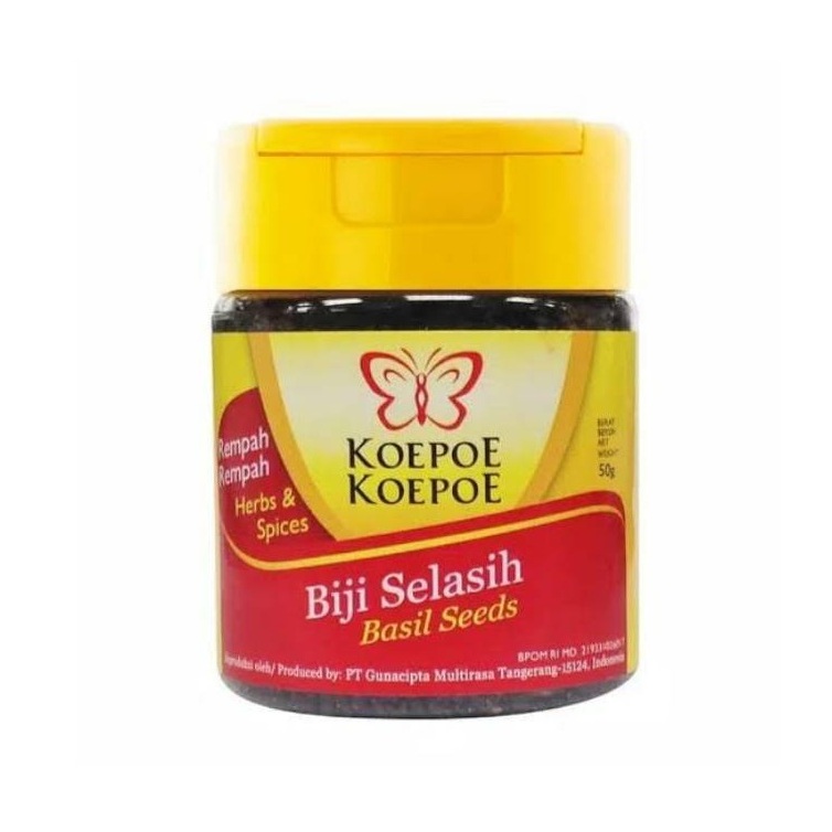

biji selasih kupu koepoe 50