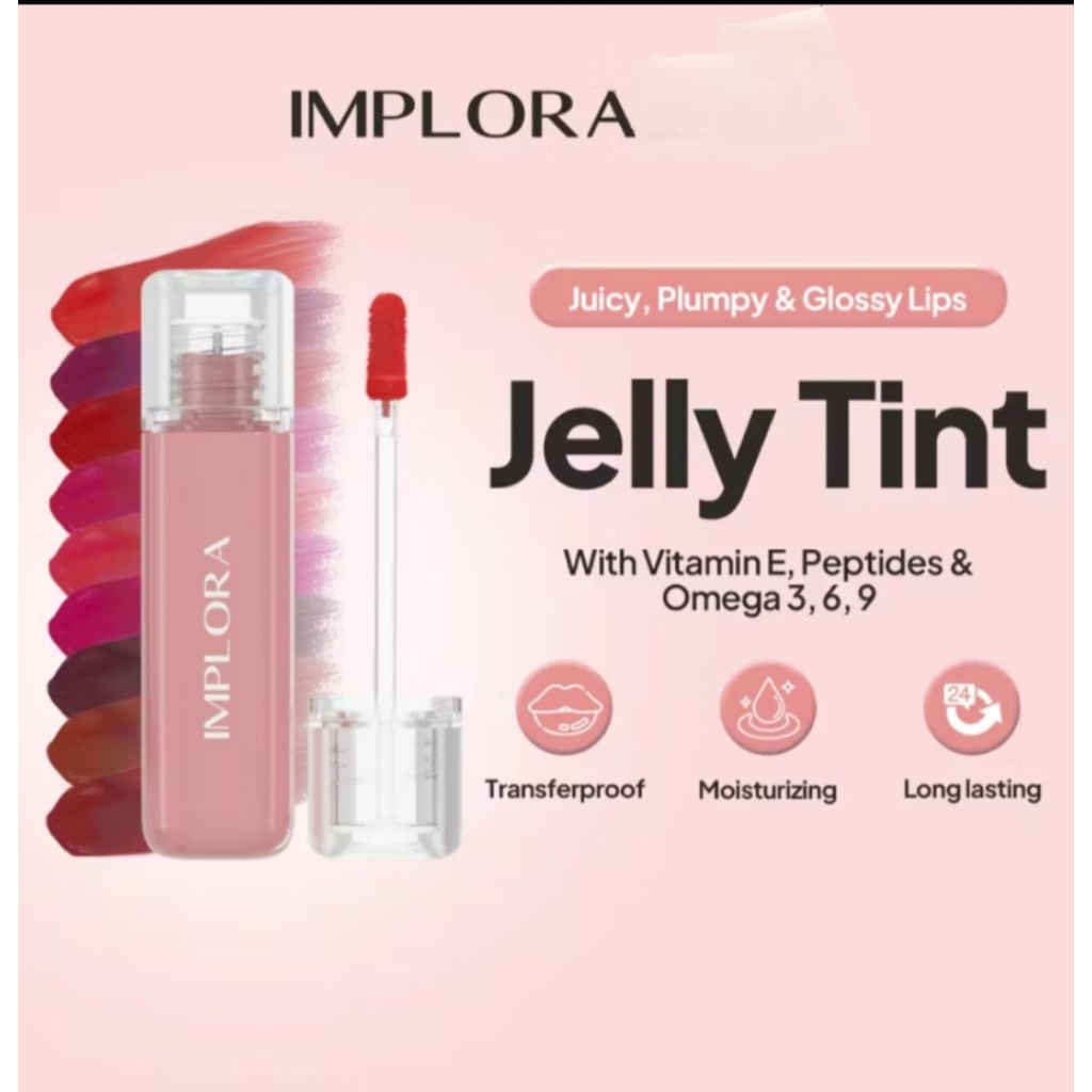 Implora Jelly Tint | Lip Tint Implora | Hydrating Lip Tint  | Implora Plumpy Jelly Tint
