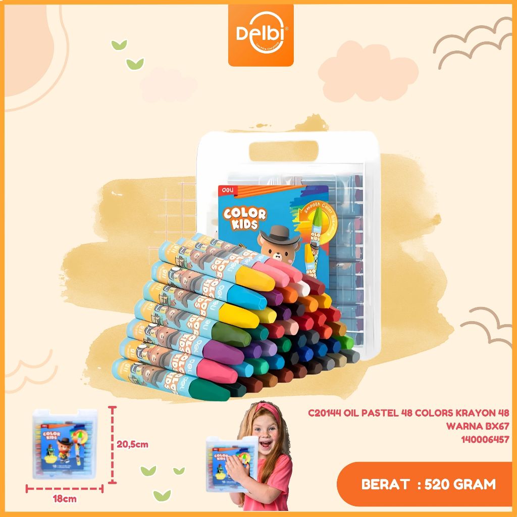 

C20144 OIL PASTEL 48 COLORS KRAYON 48 WARNA OIL PASTEL 48 COLORS KRAYON 48 WARNA