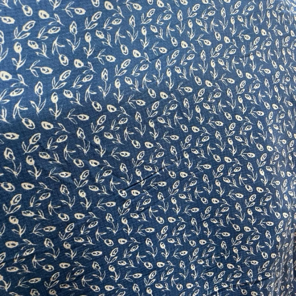 kain katun motif - kain katun paris dobby premium - kain katun dobby motif bunga premium gf