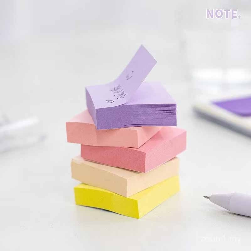 

Mini Memopad Sticky Notes 100 Lembar Memo Aesthetic Morandi Sticky Note Kertas Catatan Lucu Pastel Penanda Halaman Stationery