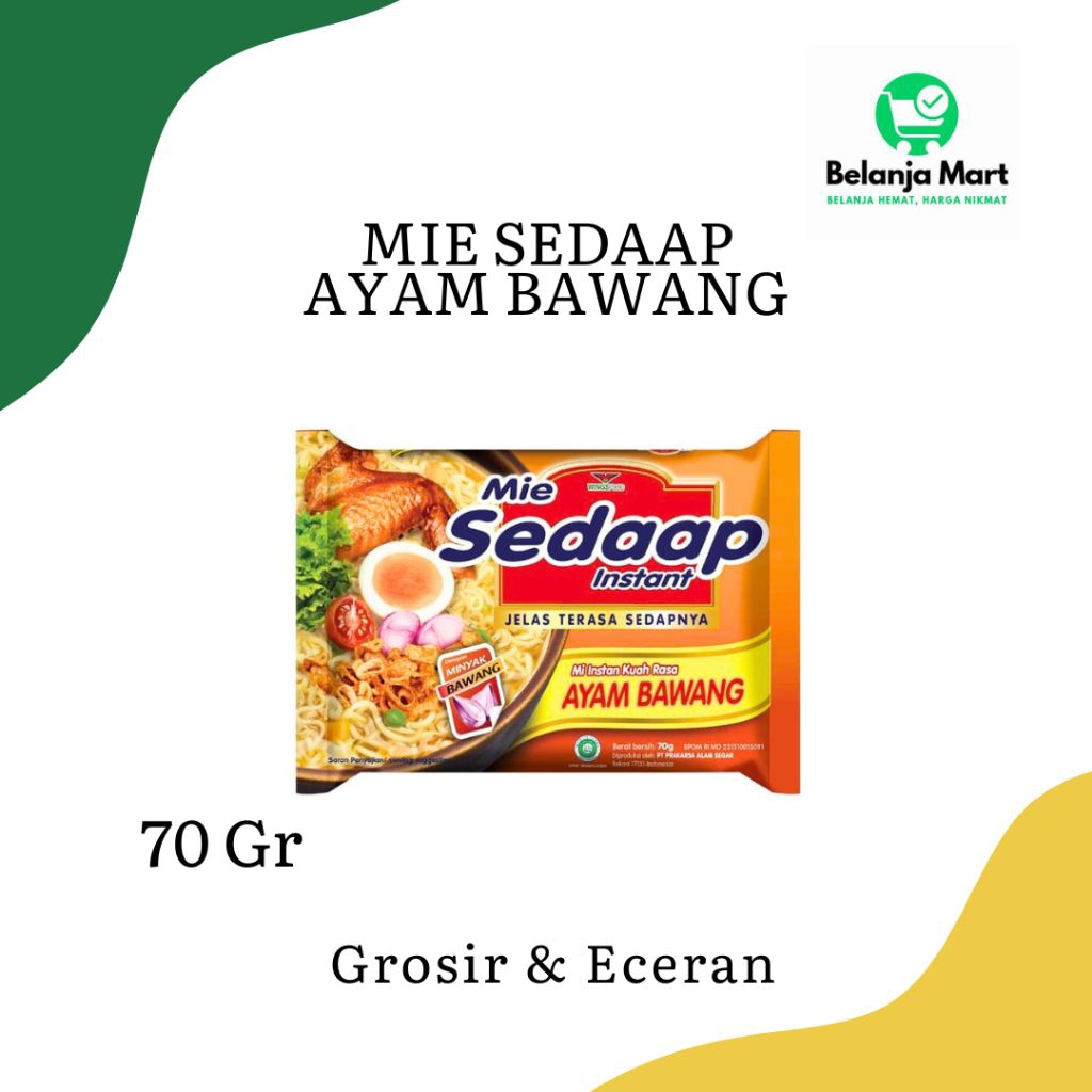 

MIE SEDAAP AYAM BAWANG 70Gr