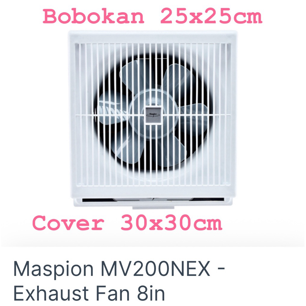 Exhaust fan dinding maspion mv200 nex 8inch