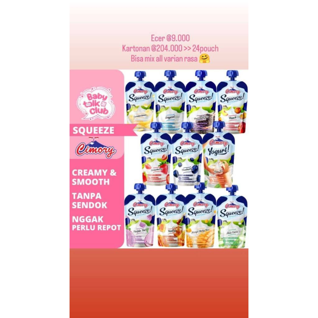 

Cimory squeze 120ml all varian