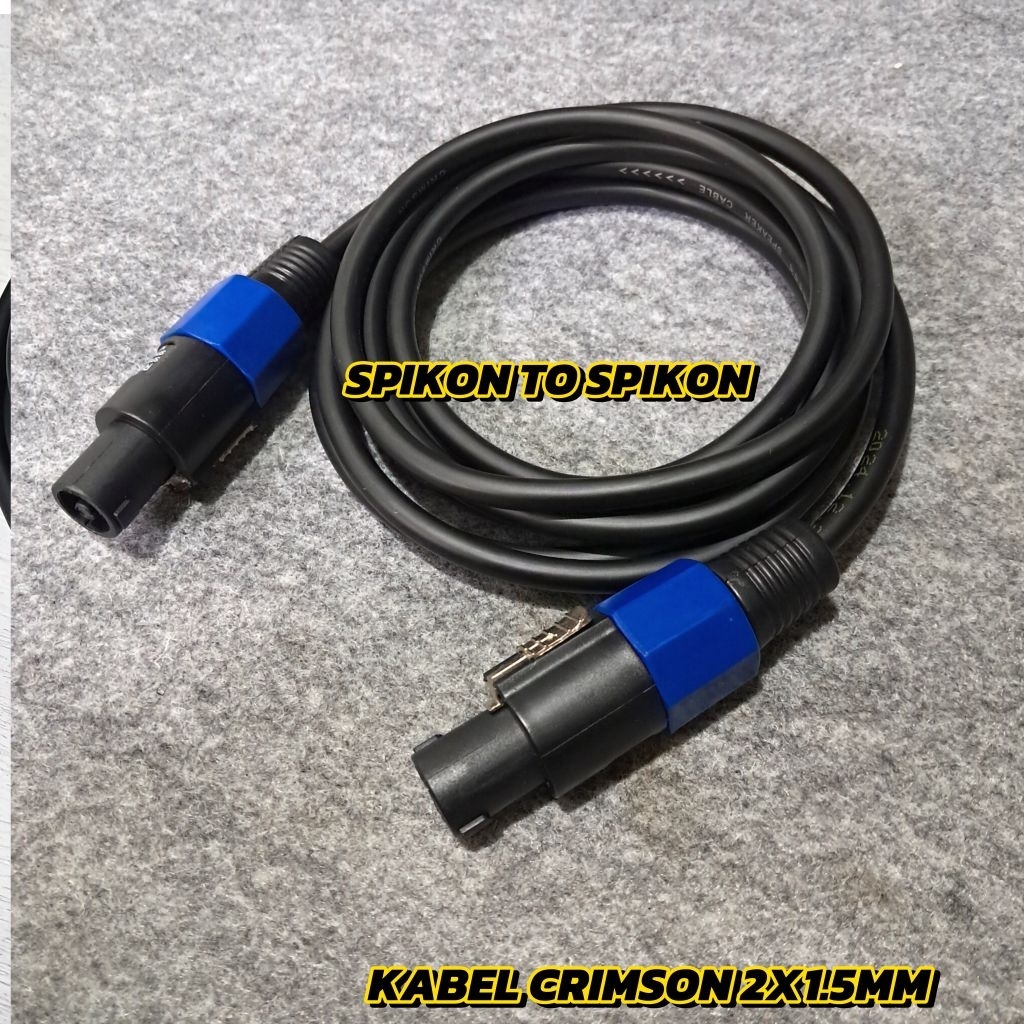 Kabel Jack Spikon To Spikon // Kabel Speaker Spikon Ke Spikon