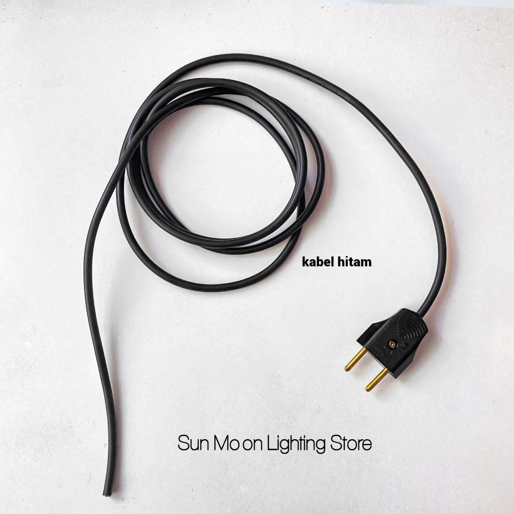 1METER KABEL COLOKAN LISTRIK BRACO UNTUK LAMPU GANTUNG LAMPU DINDING