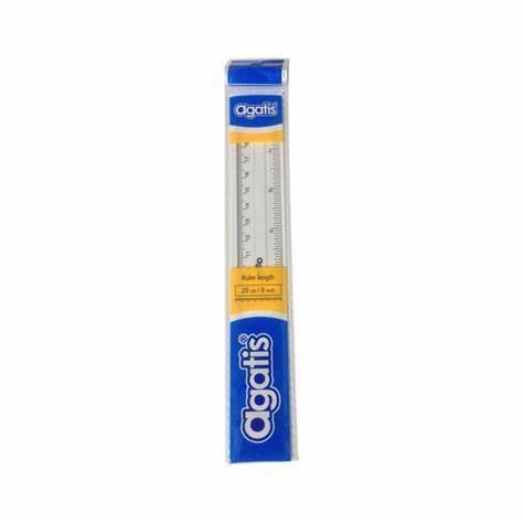 

AGATIS RULER 20CM PLASTIC TRANSPARANT