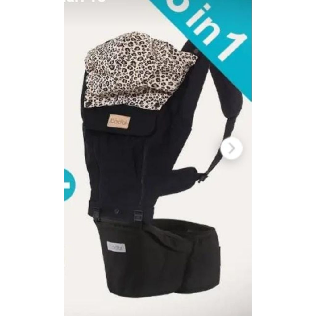 preloved hipseat Todbi hitam