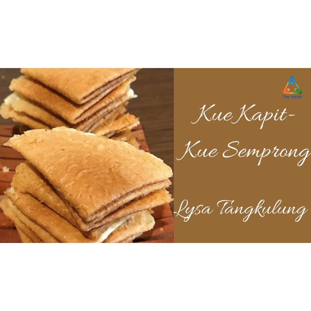 

(The Habit) KUE KAPIT Strawberry KUE KIPAS ROTI KAPIT CAP TIGA APEL / DOLPHIN KEMASAN 500GRAM