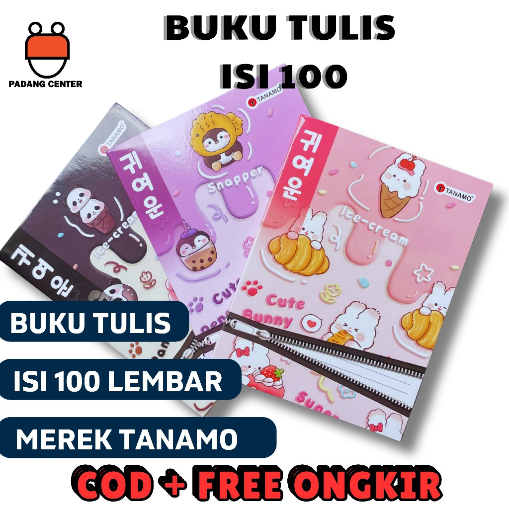 

Buku Tulis Isi 100 Lembar Kwarto Tanamo