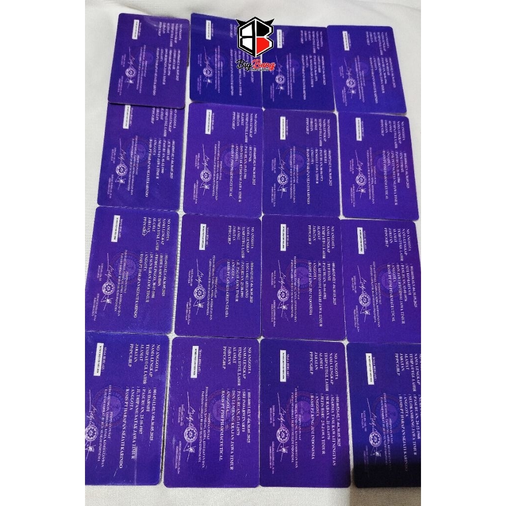 

id card saja | tanpa lanyard dan case