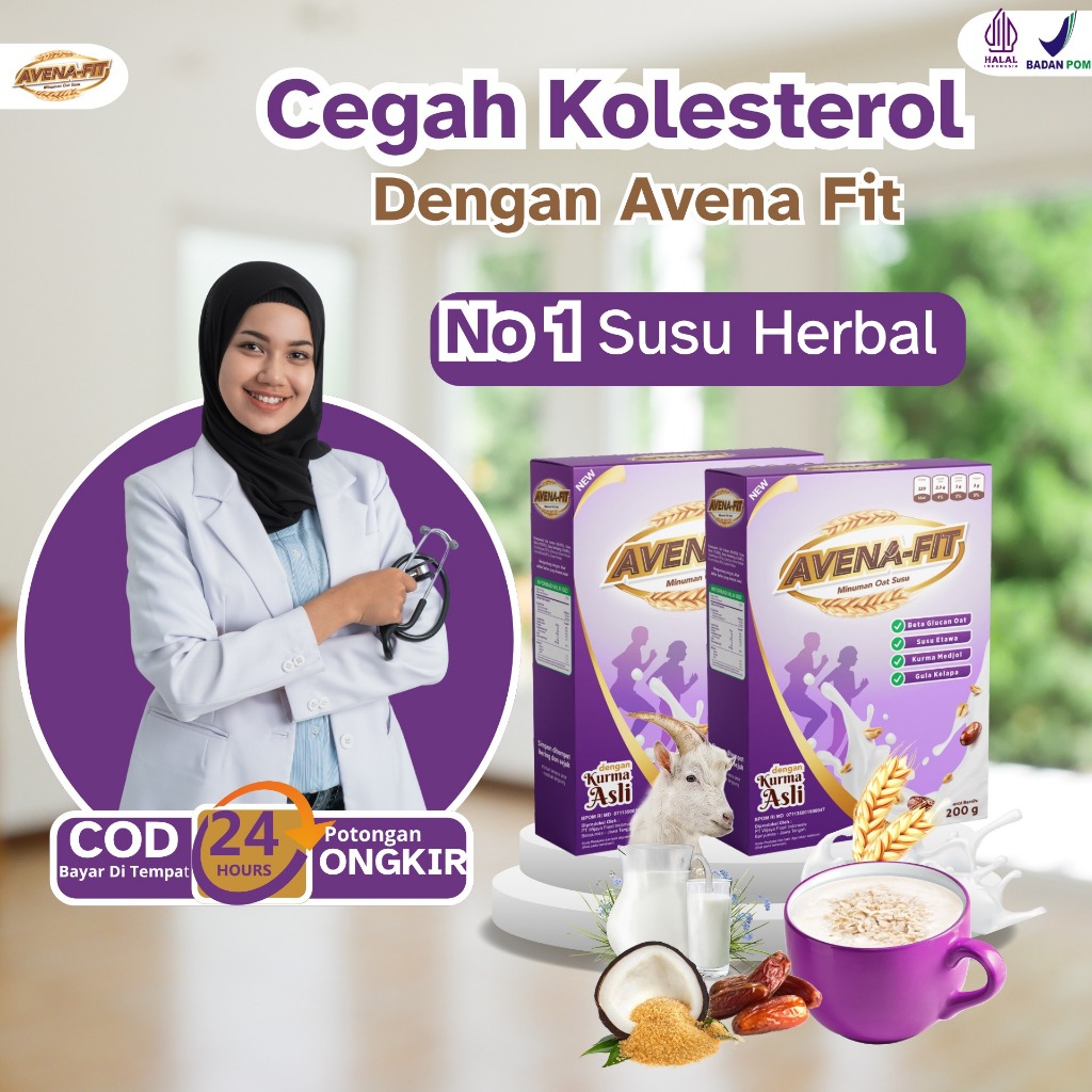 

Avena Fit - Sereal Oat Susu Solusi Menurunkan Kolesterol Dan Mendukung Kesehatan Jantung