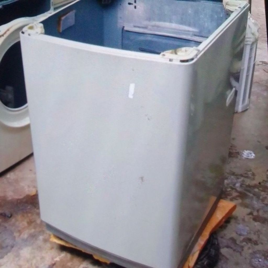 bodi mesin cuci LG top loading 8kg