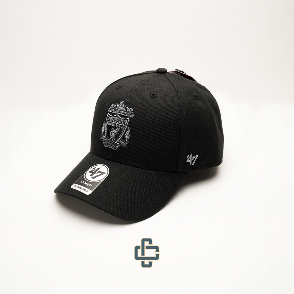 TOPI 47 MVP ORIGINAL LIVERPOOL LOGO SILVER BLACK