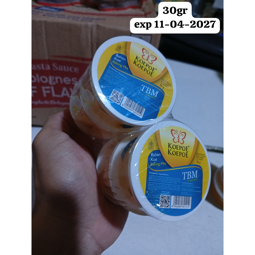 

TBM koepoe koepoe 35gram / Pelembut Kue Roti Adonan Cake