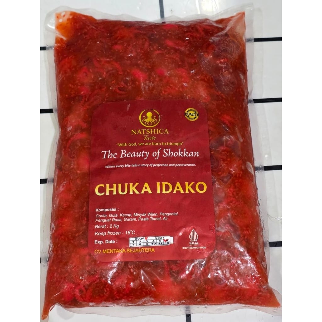 NATSHICA CHUKA IDAKO 2KG / BABY OCTOPUS / KHAS JEPANG / HALAL