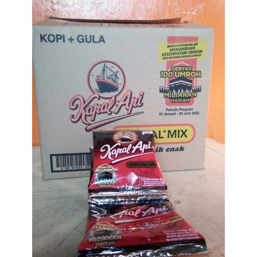 

Kapal Api/ Kopi Bubuk Instan Special Mix @23gr