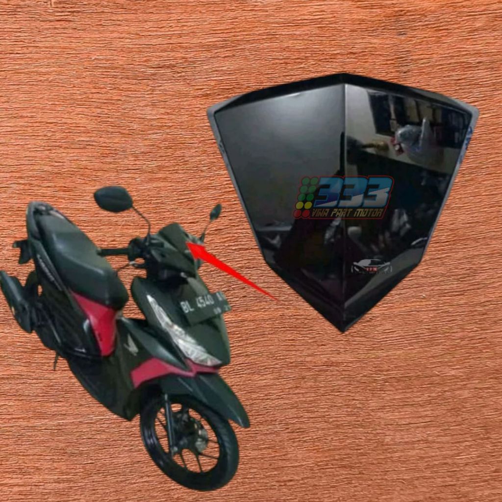 DISKON VISOR BATOK DEPAN VARIO 125 WINDSHIELD VISOR VARIO 125 150 LED OLD K59 STANDAR ORIGINAL