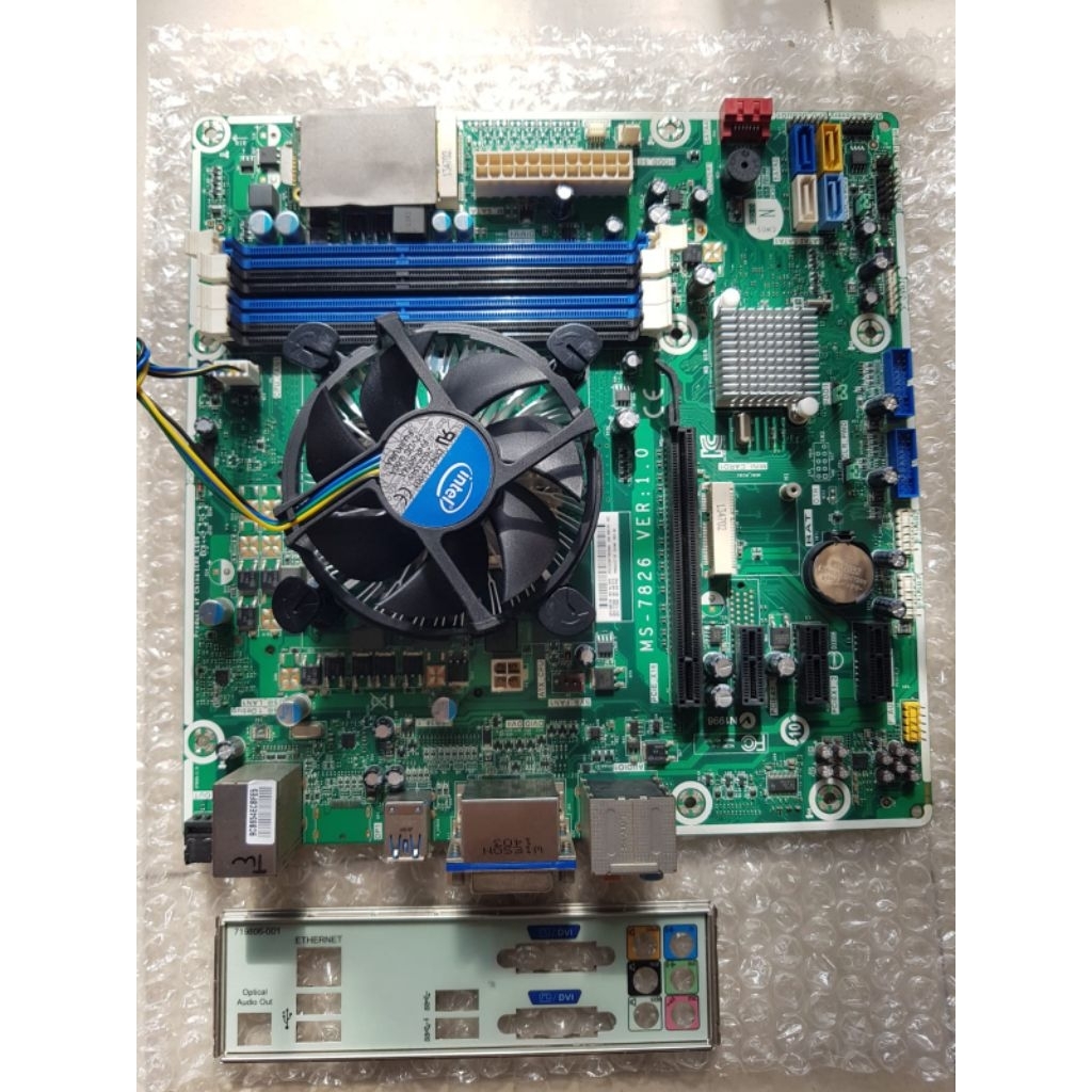 PAKETAN INTEL H87 BUIL UP I5-4670 SSD M.SATA 128GB FAN
