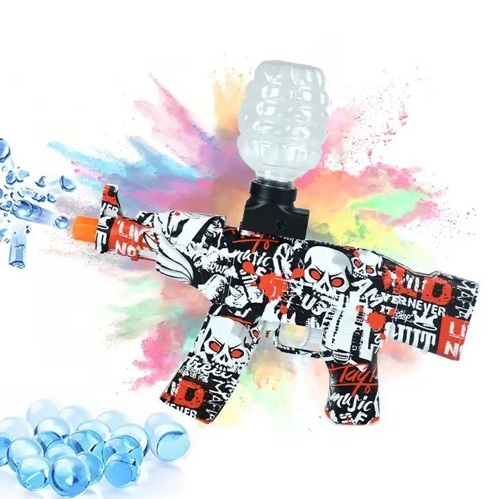 Mainan Anak Gun SUPER SHARP SHOOTER Shooting Elite Mainan Gun Water Gel AK47 M16 1717 KP