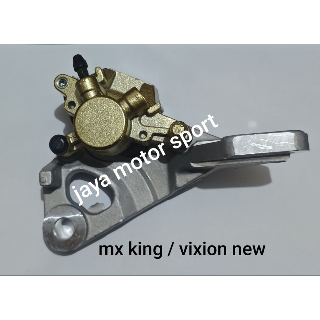 KALIPER CAKRAM BELAKANG+PLAT VIXION NEW MX KING