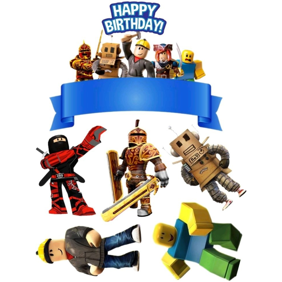 

TOPPER CAKE ROBLOK / Ulang Tahun Tema Roblok