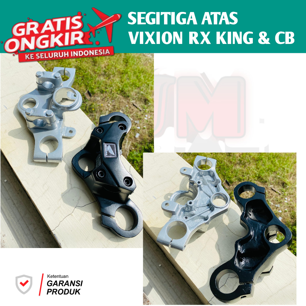 Segitiga Atas Dudukan Stang Stir Vixion segitiga rx king segitiga Cb Presisi PNP Kualitas Bagus