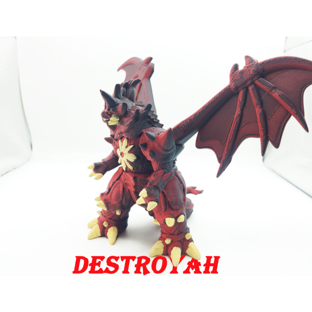 Cuero Mainan Destroyah Action Figure Godzilla Monster Ultraman Kaiju, Mainan Anak Laki laki