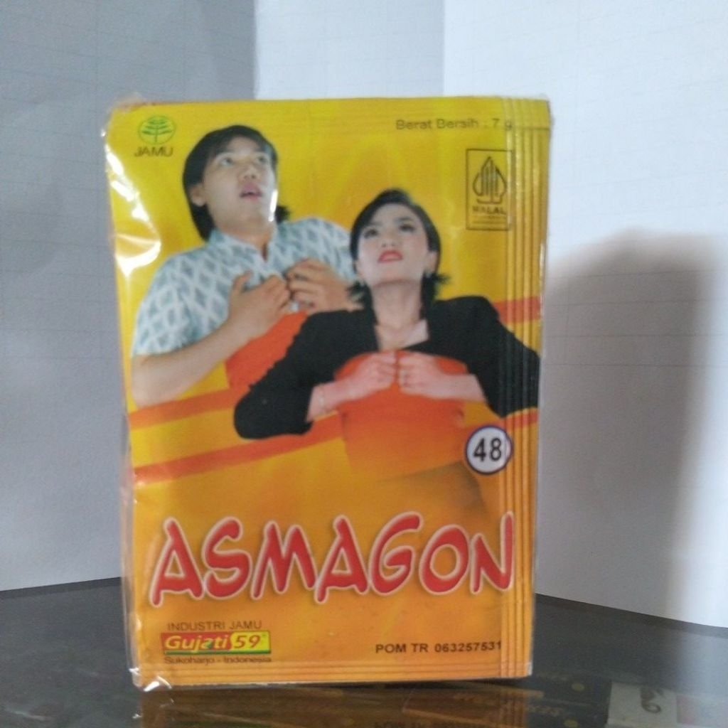 

gujati 59 jamu asmagon sesak nafas 1 pak isi 10 sachet