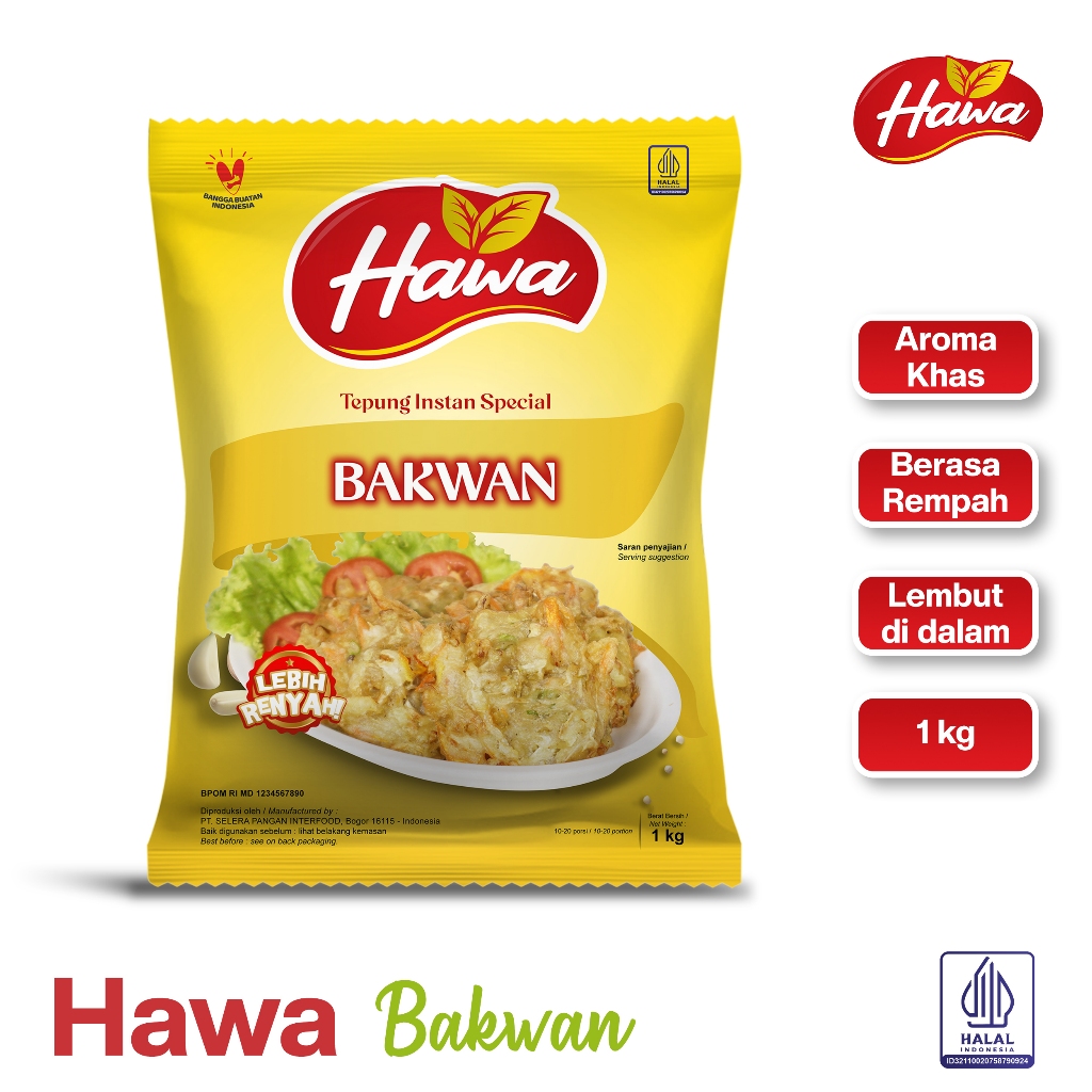 

Hawa Tepung Bakwan Renyah Praktis 1kg