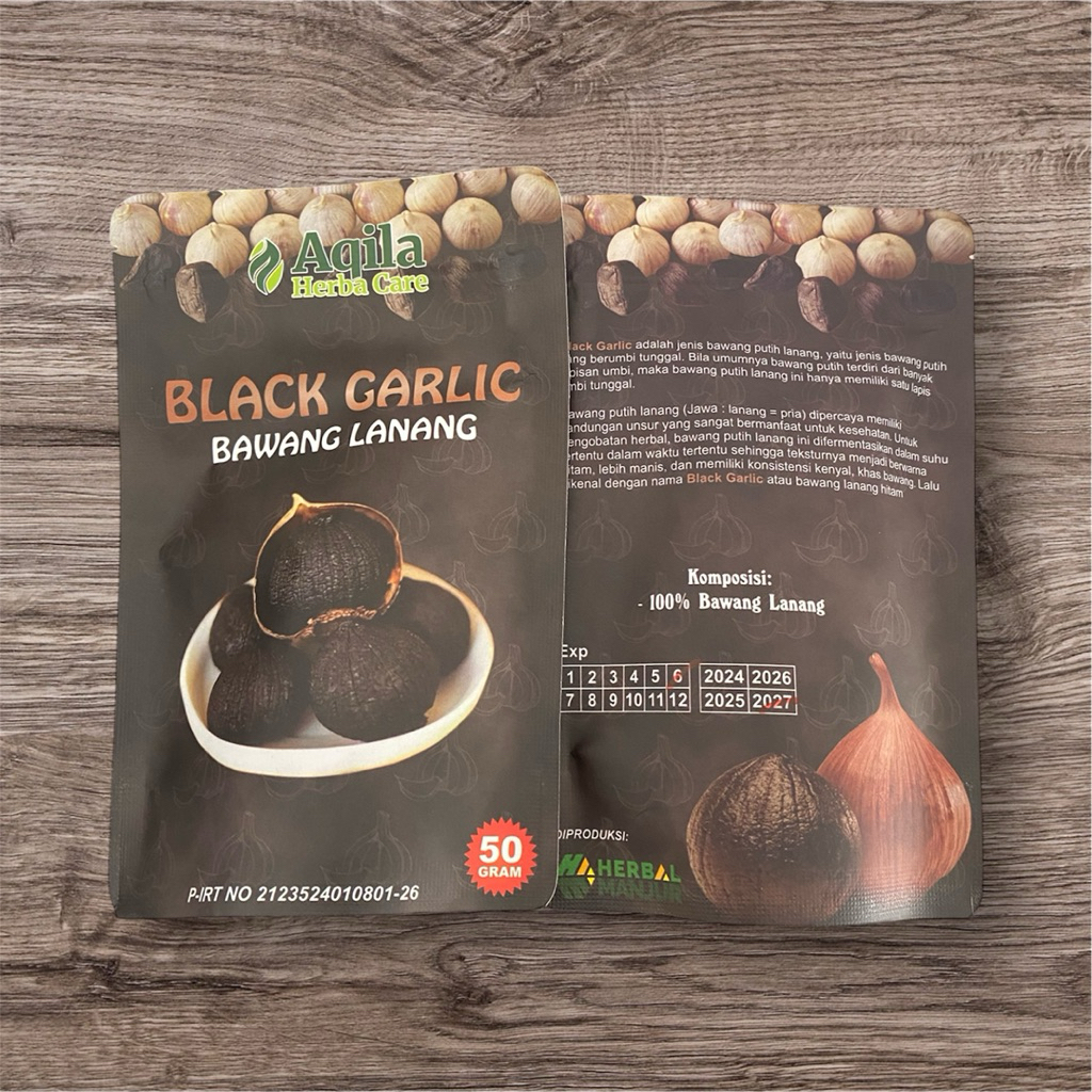 

Black Garlic Bawang Lanang Aqila 50gr