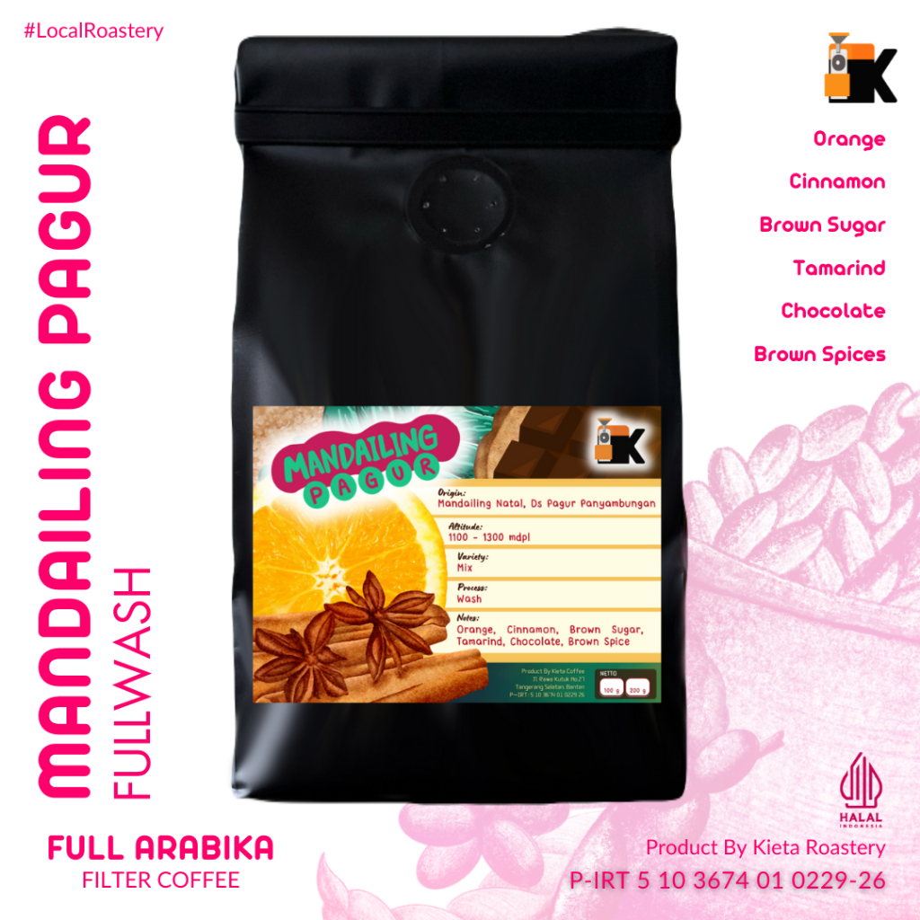 

Kieta Roastery - Biji Kopi Mandailing Pagur 100% Arabika 500g-1kg / Bubuk Roasted Coffee Bean Filter Single Origin