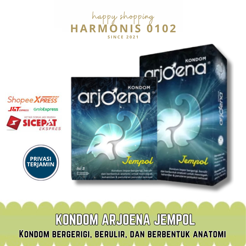 Kondom Arjoena Jempol Isi 12 Pcs Condom Bergerigi Berulir