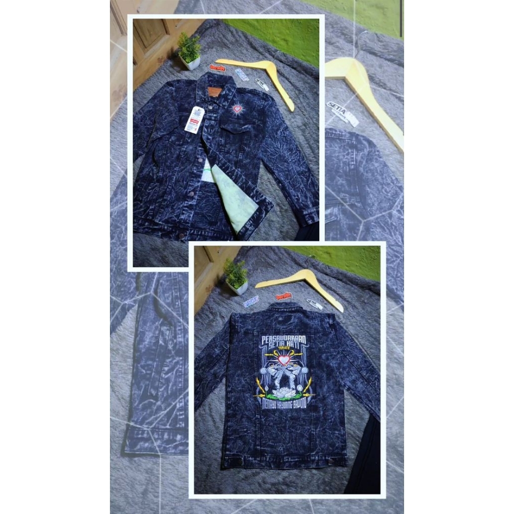JAKET LEVIS BERCAK PSHT // JAKET LEVIS PSHT BERCAK TERBARU // JAKET LEVIS BORDIR
