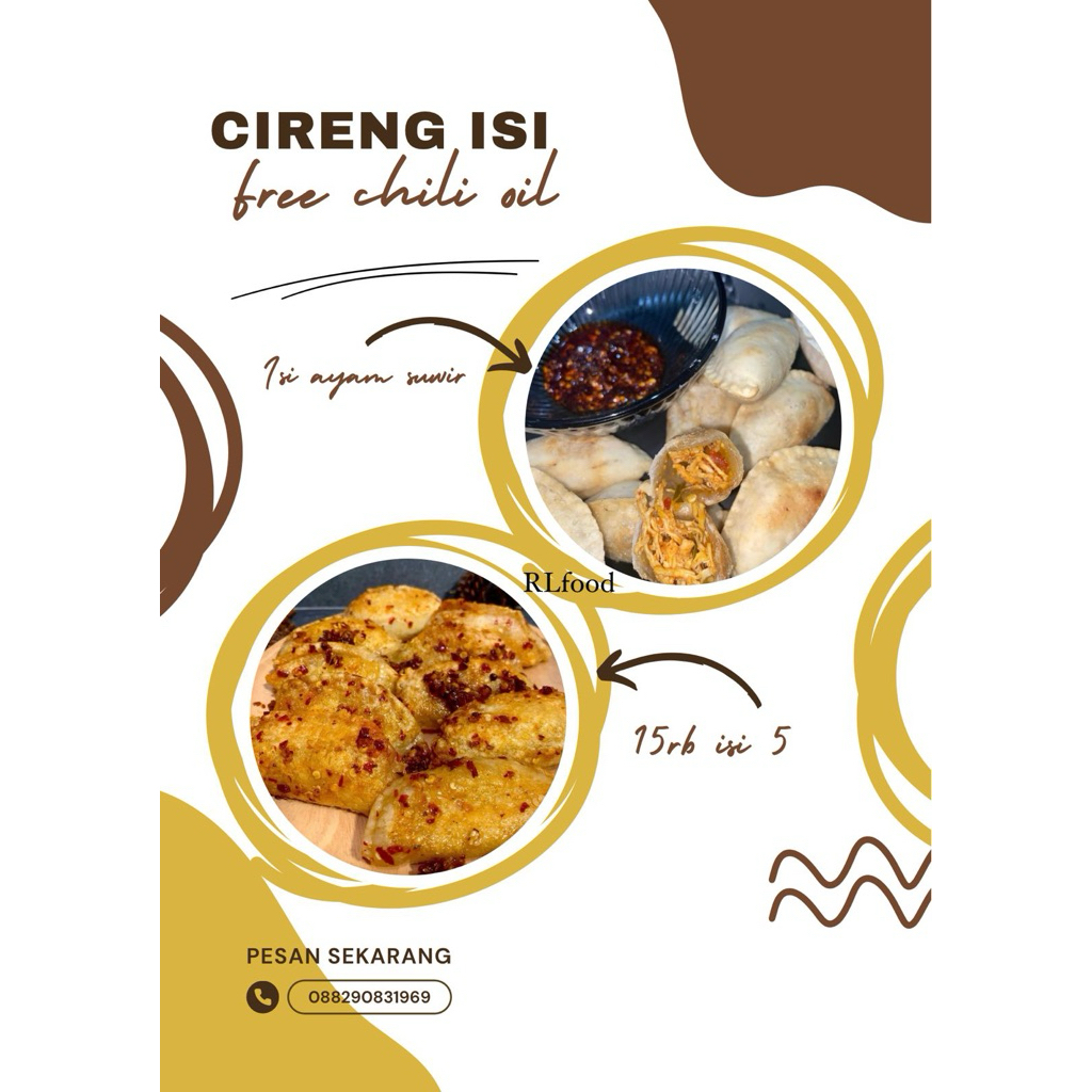 

Cireng Isi Ayam (Frozenfood) Free chili oil