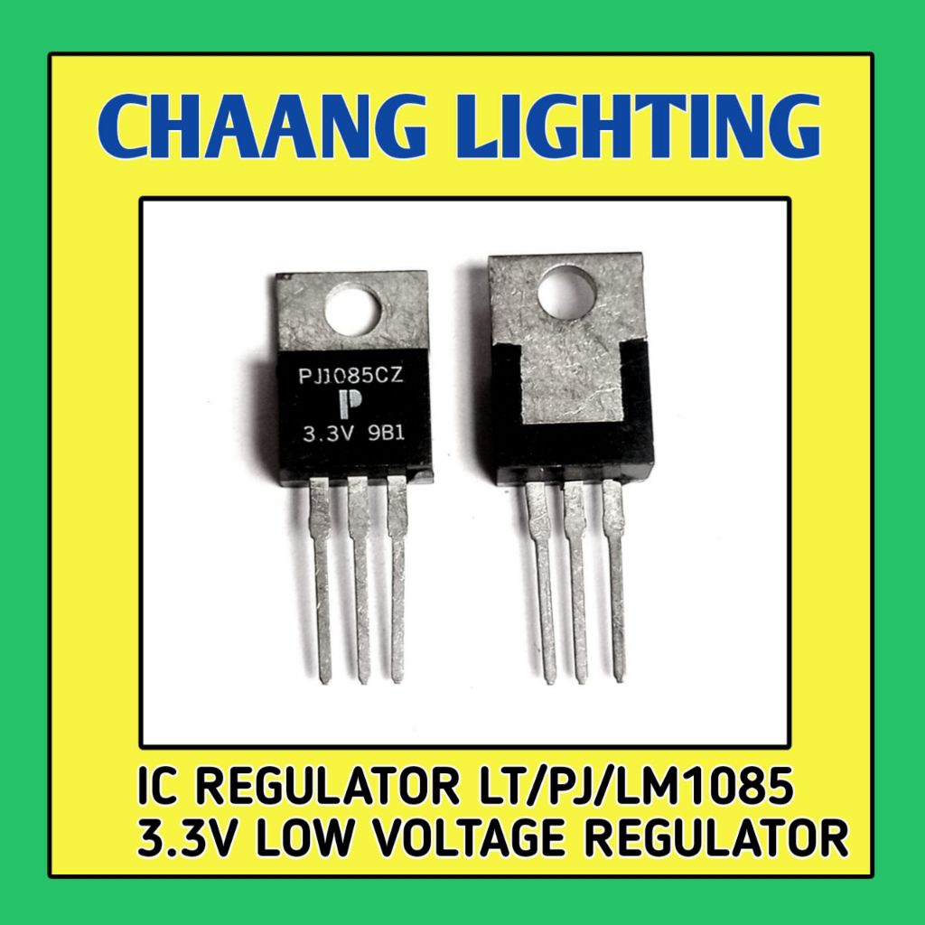IC REGULATOR LT1085/PJ1085/LM1085 3.3V AMS 3.3V LOW VOLTAGE REGULATOR TO-220