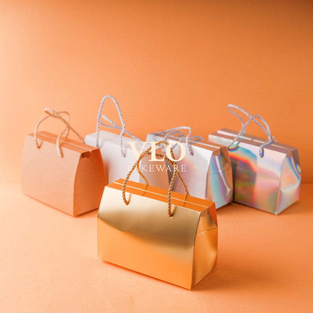 

[1 SET ISI 10 PCS] Kotak kue tali | kotak hampers cookies kue kering ulang tahun lebaran natal imlek